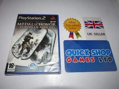 PS2 Medal of Honor: European Assault -New Sealed Playstation PAL - Image 1 of 4