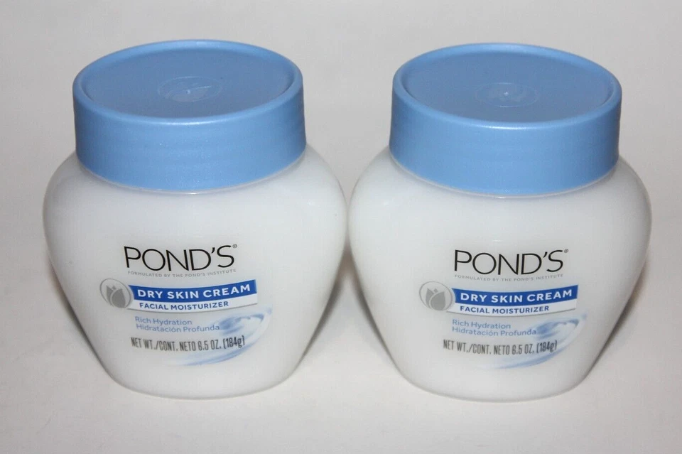 LOTE (2) CREMA HIDRATANTE FACIAL PARA PIEL SECA ESTANQUE FRASCOS DE 6,5 OZ ESTANQUES Foto 1 de 1