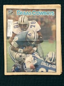 Dallas Cowboys Weekly Newspaper January11, 1992 Jim Jeffcoat
