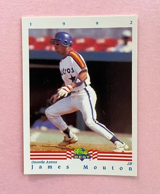 1992 Classic Best Baseball James Mouton #207 Houston Astros - Image 1 of 2