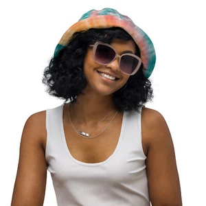 Retro Reversible Bucket Hat - Picture 1 of 17