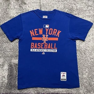 Majestic MLB New York Mets Baseballshirt Herren groß - Bild 1 von 5