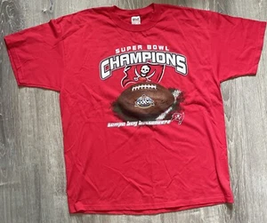 NFL Tampa Bay Buccaneers 2002 Super Bowl Champions Vintage T Shirt Mens X- Large - Picture 1 of 6