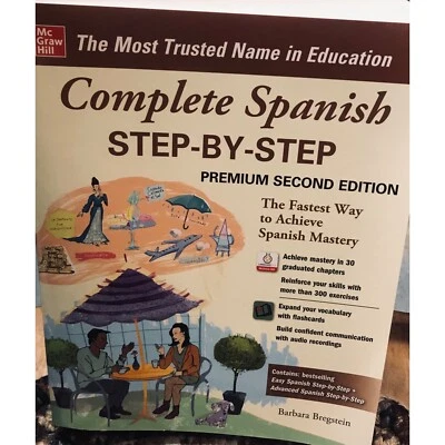 McGraw Hill Complete Spanish Step-by-Step Premium Second Edition New - Image 1 of 2