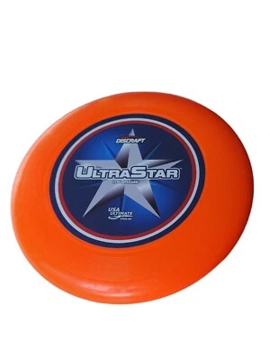Disco deportivo Discraft Ultimate Frisbee 175 gramos Ultra Star naranja Foto 1 de 4