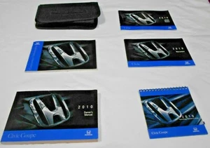 2010 HONDA CIVIC COUPE OWNER MANUAL 6/PC.SET& HONDA SPORTY DENIM FACTORY CASE / - Bild 1 von 9