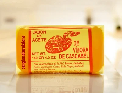 Jabon de Vibora de Cascabel Oil Soap Bars Skin Care Acne Pimples Free Shipping - Image 1 of 3