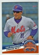 2019 Syracuse Mets (Triple-A New York Mets) Tony Defrancesco