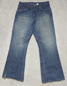 Abercrombie & Fitch Denim Blue 1892 Boot Cut Jeans Mens 32x31 100% Cotton USA - Picture 1 of 13