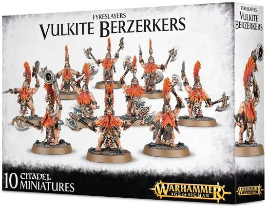 Citadel Warhammer Age of Sigmar Fyreslayers Vulkite Berzerkers M83