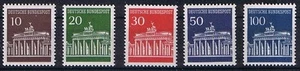 Federal Frg Minr 506 - 510 Brandenburg Gate Mint - Picture 1 of 1