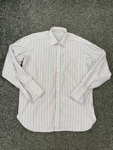 Turnbull & Asser Multicoloured Long Sleeve Shirt 18 45 French Cuff Big Tall - Picture 1 of 7