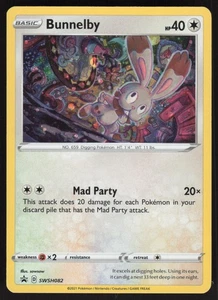 Bunnelby SWSH082 Pokemon TCG Sword & Shield Promo Cards NM - Picture 1 of 2