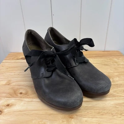 El Naturalisa Womens Academia Victorian Oxford Leather Heels Size 40 Whimsigoth - Image 1 of 4