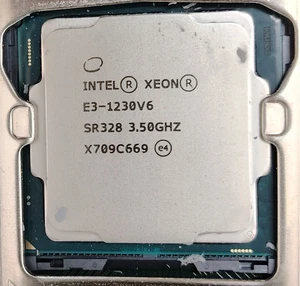 Intel Xeon E3-1230 v6 3.5GHz Quad-Core 8-Thread Server CPU Processor SR328 - Picture 1 of 1