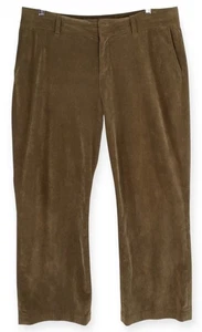 Pantaloni Coldwater Creek in velluto a coste donna Petite 16 balena liscia elasticizzati marrone chiaro - Foto 1 di 16
