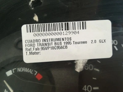 95VP10C956CB 129904 instrumentenblende für FORD TRANSIT BUS 1995 TOURNEO 1994 - Bild 1 von 4