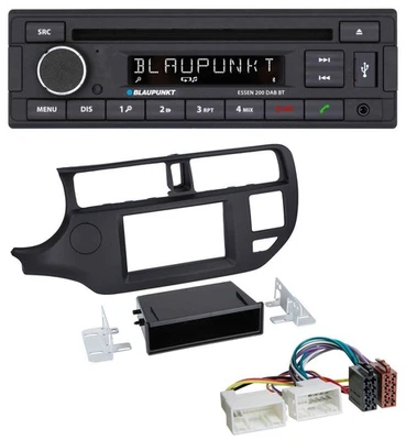 Blaupunkt USB MP3 Bluetooth DAB CD Autoradio für Kia Rio (UB 2011-2014) schwarz - Bild 1 von 4