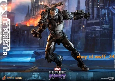 1/6 Hot Toys VGM33D28 Future Fight The Punisher War Machine Model Action Figure - Image 1 of 4