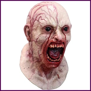 Máscara de zombi espeluznante accesorios de Halloween máscara facial realista aterradora fiesta para adultos juegos con disfraces - Imagen 1 de 24