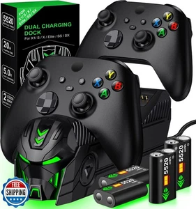 Techerleaf Rechargeable Controller Ladestation mit 4X 5520mWh Akku Pa - Bild 1 von 5