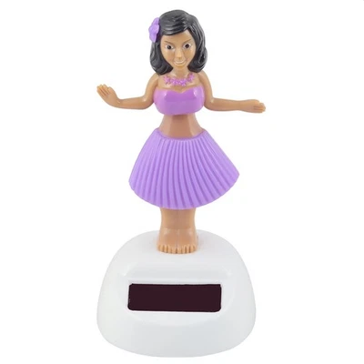 Wackelfigur Solar Hula Girl lila - Bild 1 von 4