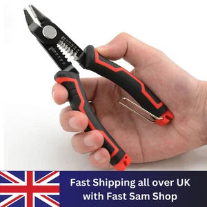 160mm Precision Flush Wire Side Cutter Stripper Pliers Cable Snips - Picture 1 of 8