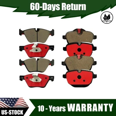 Front & Rear D1504+D1473 Ceramic Brake Pads Fit for BMW 528I 2011 - 2016 Foto 1 de 4