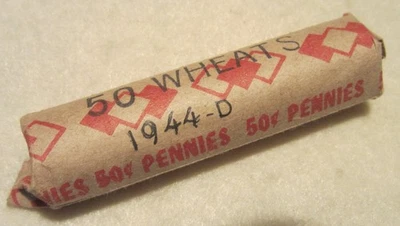 1944-D roll of full date  Fine to Very Fine Wheat Cents - Image 1 of 4