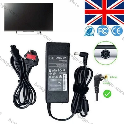 19.5V for Sony Bravia TV KDL-40 KDL-42W KDL43 Power Supply Charger Cord Adapter - Image 1 of 4