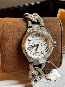 MICHAEL KORS Camille Multi-Function Crystal-Set Women's Watch (MK3309 - Silver) - Picture 1 of 6