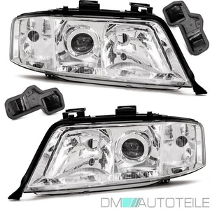 Audi A6 4B C5 Scheinwerfer Set Li. & Re. Klarglas 97-01 XENON DE LINSE GARANTIE - Bild 1 von 5