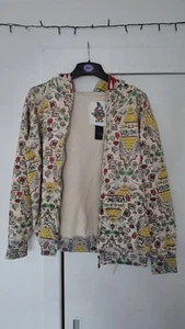 Rare Ryan Sheckler x Volcom Full Zip White Monster Hoodie JESSE PINKMAN - Picture 1 of 3