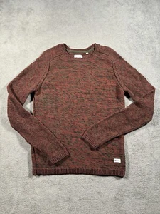 Only & Sons maglione maglia cavo uomo piccolo Fair Isle girocollo leggero preppy - Foto 1 di 10