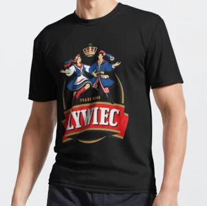 Camiseta Activa MÁS POPULAR De Colección Zywiec Beer Divertida Bebida Cerveza Humor Parodia - Imagen 1 de 3