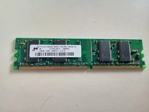 MICRON PC2100U-25330-C2 128MB 266MHZ RAM MEMORY CARD FREE POSTAGE AUST WIDE - Picture 1 of 2