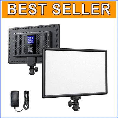 Panel de Luz LED para Video de 19.5W con Batería de 8000mAh para Fotografía Profesional Foto 1 de 4