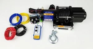 Elektrische Seilwinde Winde Synthetikseil bis 3160 kg FUNK Fernsteuerung Zubehör - Bild 1 von 1