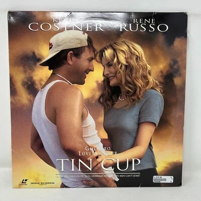 Tin Cup Laserdisc 14318 Widescreen LD WS Laser Disc Rene Russo Kevin Costner - Image 1 of 3