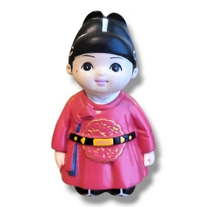 Figura de cerámica de muñeca popular tradicional coreana de 4" - Imagen 1 de 10
