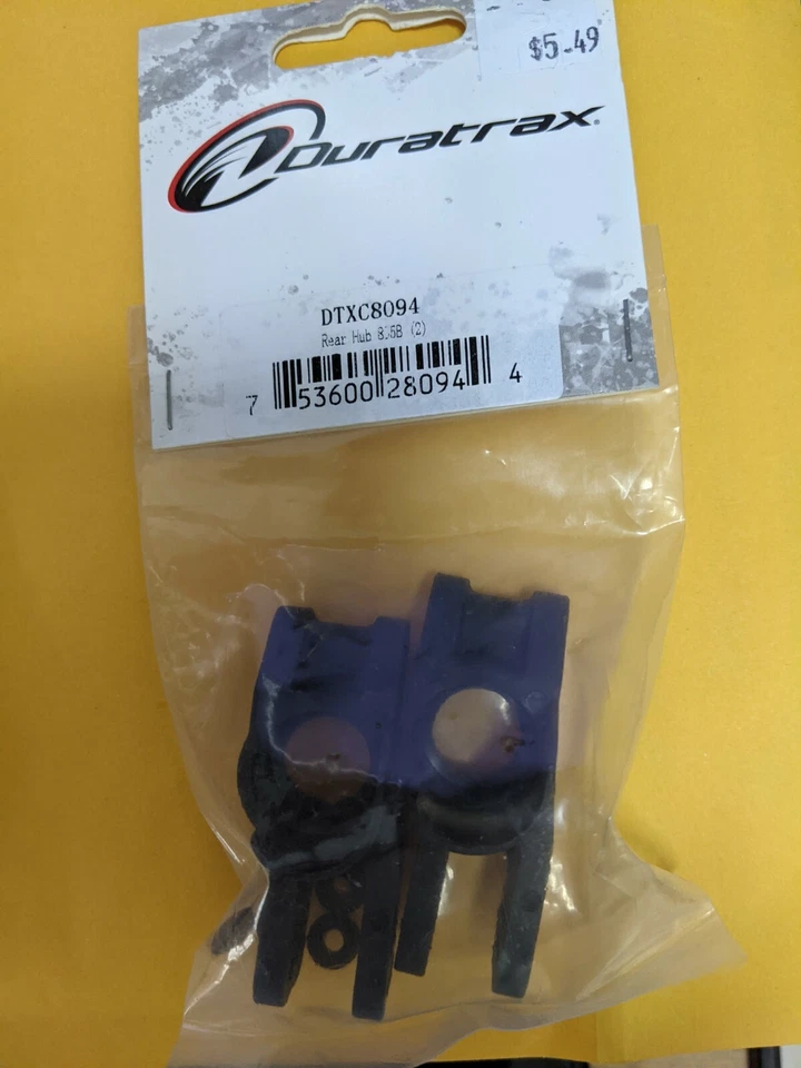 Duratrax parts for RC cars and trucks parts # DTXC  8094 rear hub - Image 1 of 1