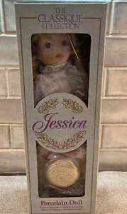 The Classique Collection Porcelain Doll Jessica in Original Box - Picture 1 of 6