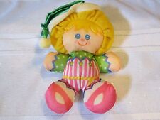 Vintage Little Fisher Price Smooshees people Christmas girl elf Holly rare vhtf