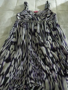 TOGETHER DRESS PURPLE/GREY SIZE MEDIUM (HU) - Picture 1 of 5