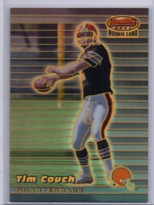 1999 Bowman's Best Refractor #132, TIM COUCH RC /400, Kentucky, Browns - Image 1 of 2