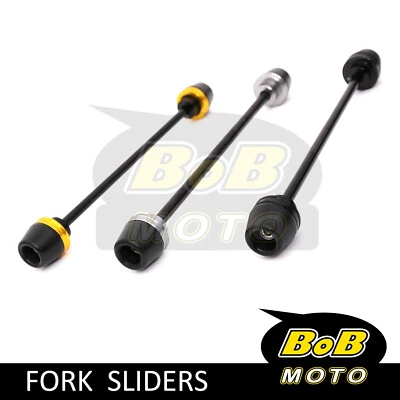 FRONT Axle Fork Sliders Wheel Fit Aprilia Shiver 750 08-16 09 10 11 12 13 14 15 - Image 1 of 4