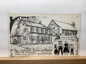 The Amish Farm and House: Lancaster, PA - Vintage  Postcard - Picture 1 of 3