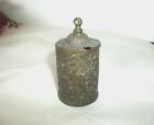 Antique Hand Carved Middle Eastern Brass Snuff Tobacco Container