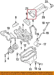 JUNTA DE CUBIERTA DE VÁLVULA - DERECHA - GENUINA GM 10127410 1991-1997 3.4L DOHC - Imagen 1 de 3