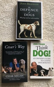 Three Dog Books - Think Dog - Cesar's Way - In Defence of Dogs - Imagen 1 de 2